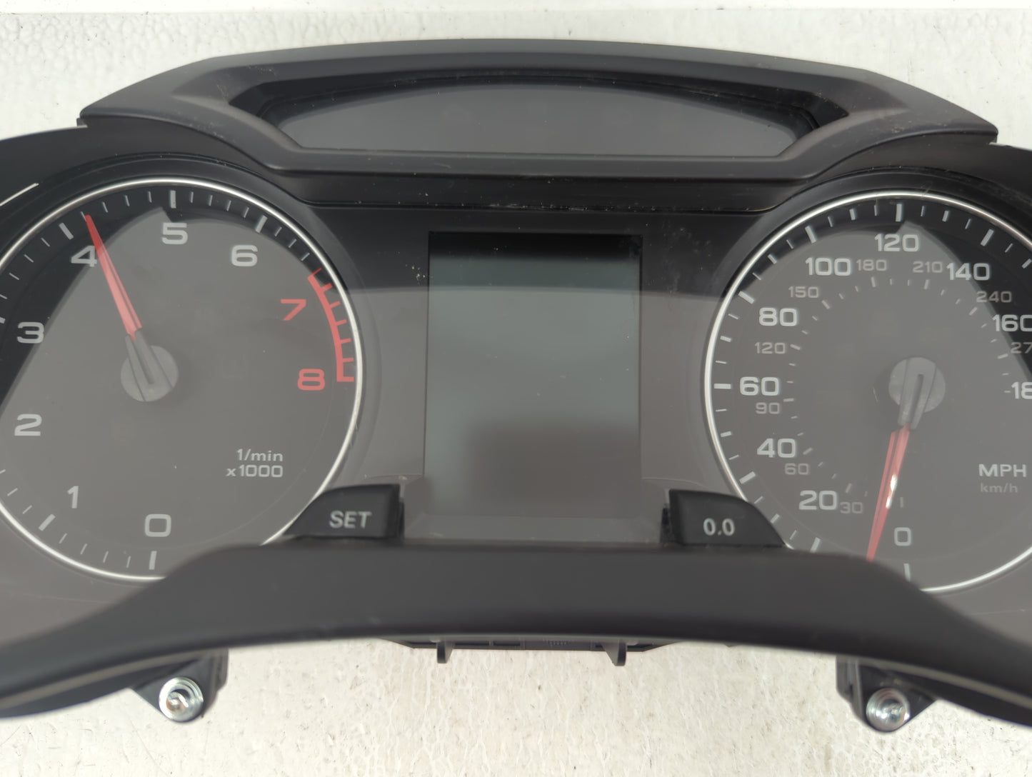 2010-2012 Audi A4 Instrument Cluster Speedometer Gauges P/N:8K0 90 950 H 8K0 920 981 H Fits Fits 2010 2011 2012 OEM Used Aut