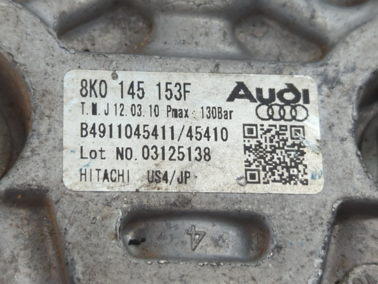 2009-2012 Audi A4 Power Steering Column Pump Oem - Oemusedautoparts1.com