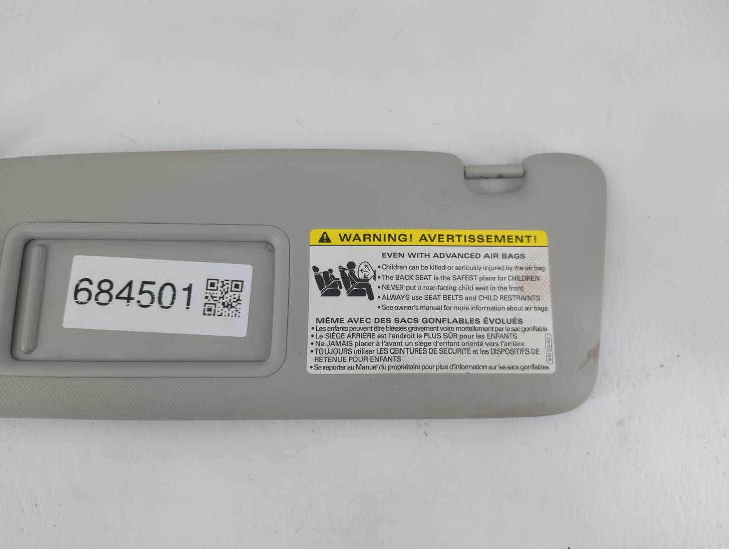 2009-2012 Audi A4 Sun Visor Shade Replacement Driver Left Mirror Fits Fits 2009 2010 2011 2012 OEM Used Auto Parts - Oemused