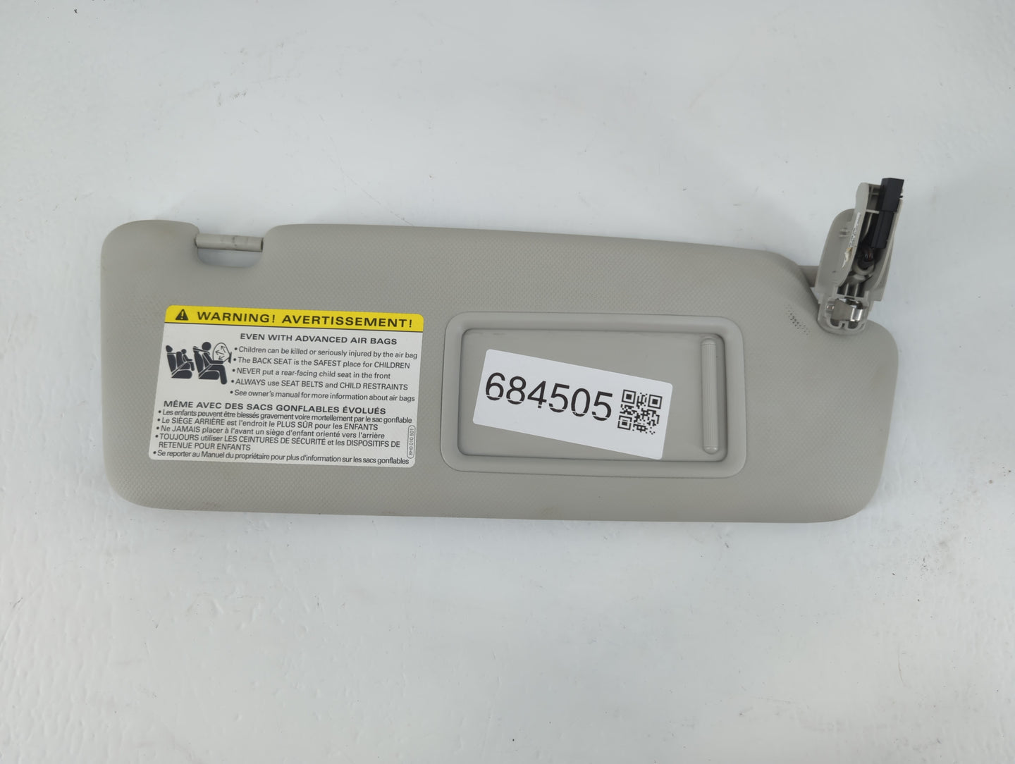 2009-2012 Audi A4 Sun Visor Shade Replacement Passenger Right Mirror Fits Fits 2009 2010 2011 2012 OEM Used Auto Parts - Oem