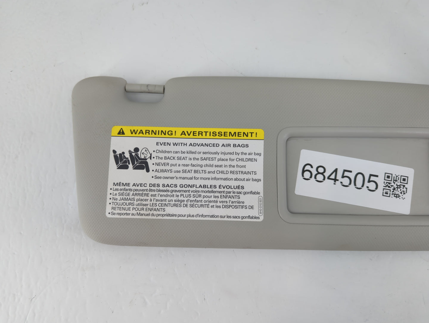 2009-2012 Audi A4 Sun Visor Shade Replacement Passenger Right Mirror Fits Fits 2009 2010 2011 2012 OEM Used Auto Parts - Oem