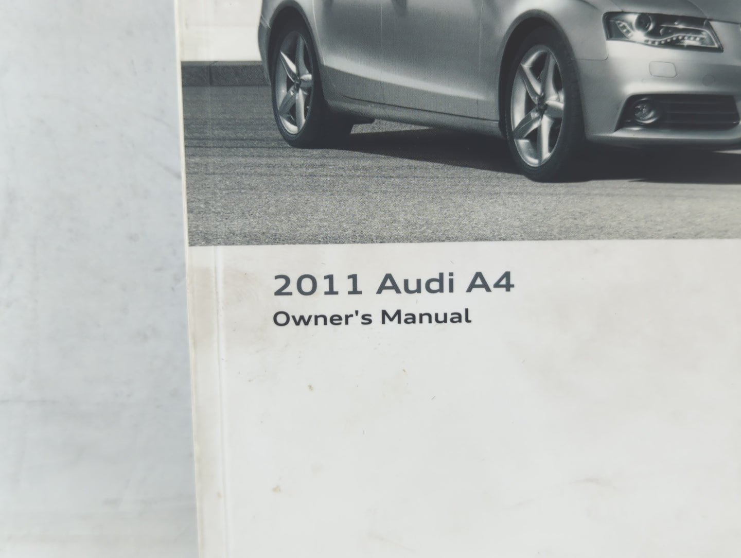 2011 Audi A4 Owners Manual Book Guide P/N:112.561.8K2 23 OEM Used Auto Parts - Oemusedautoparts1.com