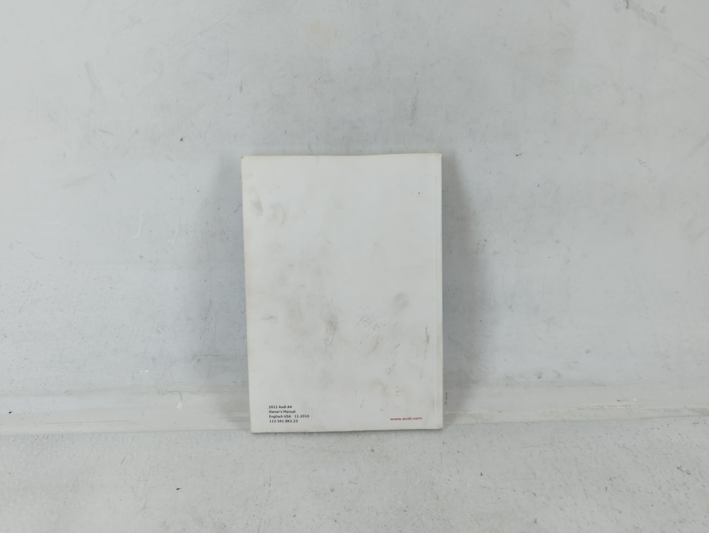 2011 Audi A4 Owners Manual Book Guide P/N:112.561.8K2 23 OEM Used Auto Parts - Oemusedautoparts1.com