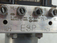 2010-2012 Audi A4 ABS Pump Control Module Replacement P/N:8K0 614 517EH 0 265 236 342 Fits Fits 2010 2011 2012 OEM Used Auto