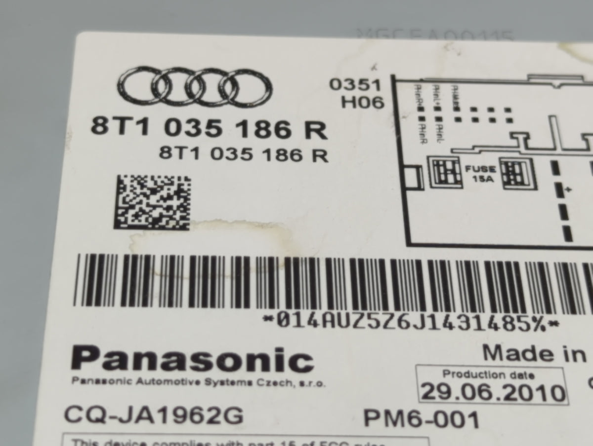 2011-2011 Audi A4 Am Fm Cd Player Radio Receiver 690551 - Oemusedautoparts1.com