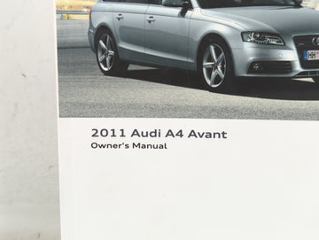 2011 Audi A4 Owners Manual Book Guide P/N:112 561 8K5 22 OEM Used Auto Parts