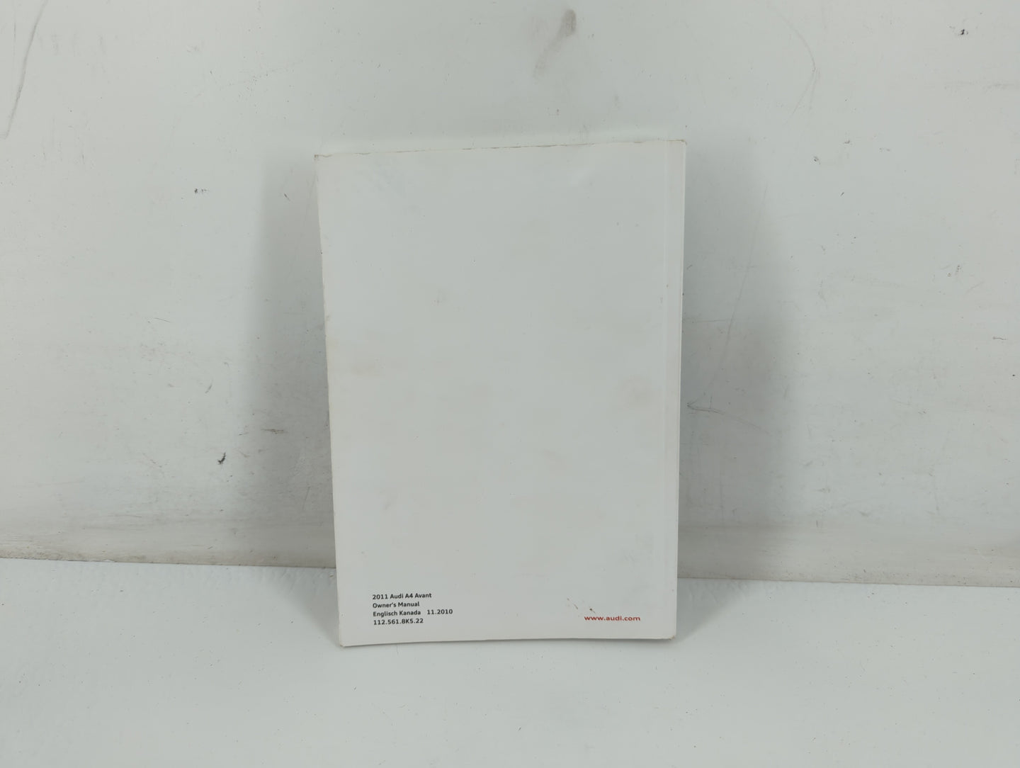 2011 Audi A4 Owners Manual Book Guide P/N:112 561 8K5 22 OEM Used Auto Parts - Oemusedautoparts1.com