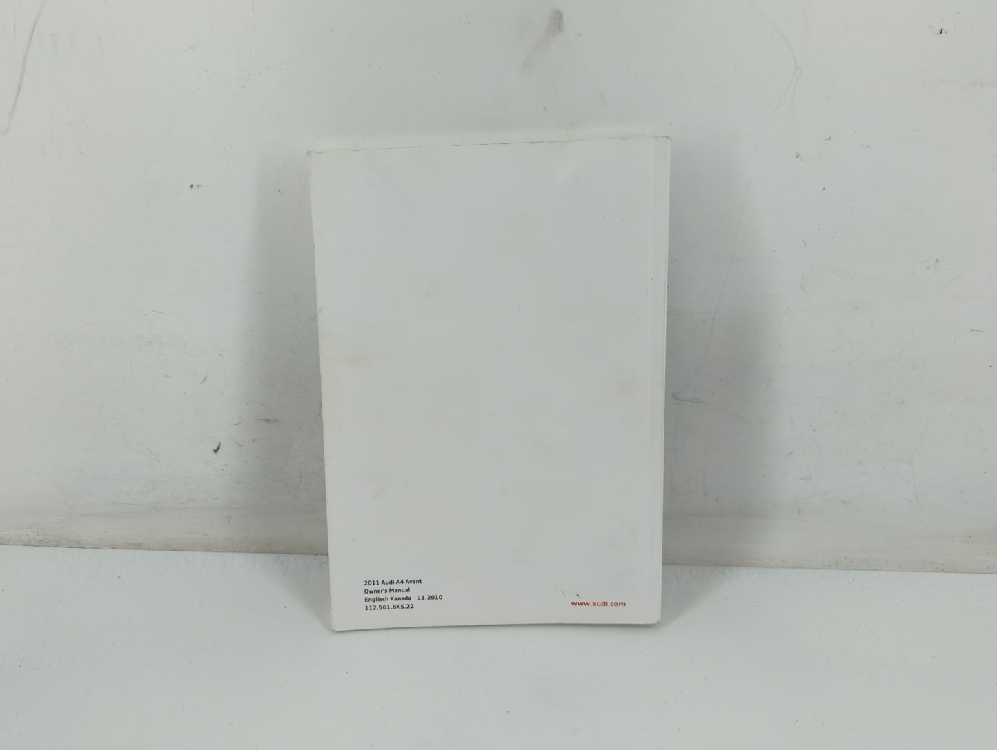 2011 Audi A4 Owners Manual Book Guide P/N:112 561 8K5 22 OEM Used Auto Parts - Oemusedautoparts1.com