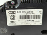 2010-2012 Audi A4 Instrument Cluster Speedometer Gauges P/N:8K0 920 950 H Fits Fits 2010 2011 2012 OEM Used Auto Parts - Oem
