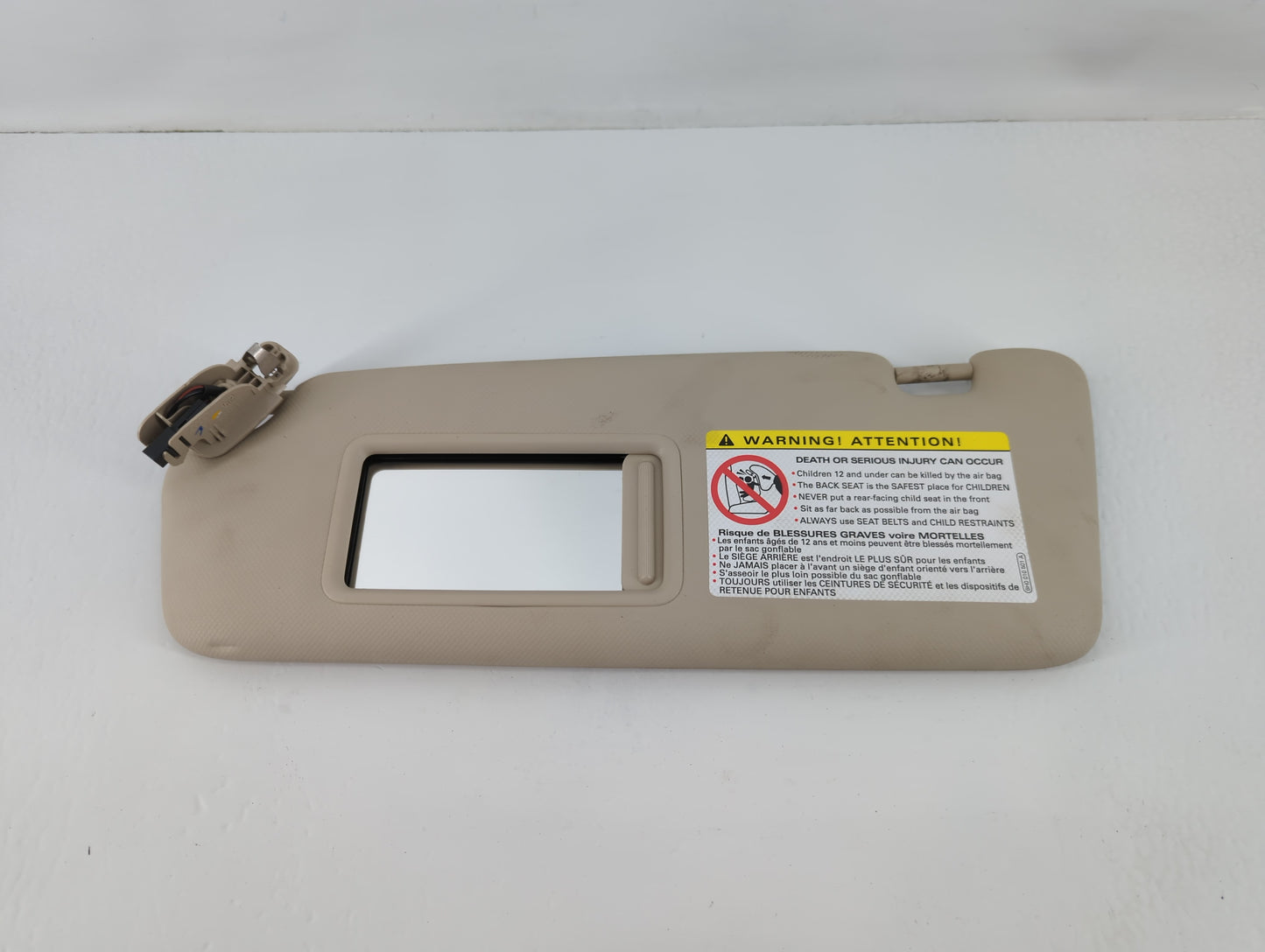 2009-2012 Audi A4 Sun Visor Shade Replacement Driver Left Mirror Fits Fits 2009 2010 2011 2012 OEM Used Auto Parts - Oemused