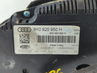 2010-2012 Audi A4 Instrument Cluster Speedometer Gauges P/N:8K0 920 950 H Fits Fits 2010 2011 2012 OEM Used Auto Parts - Oem