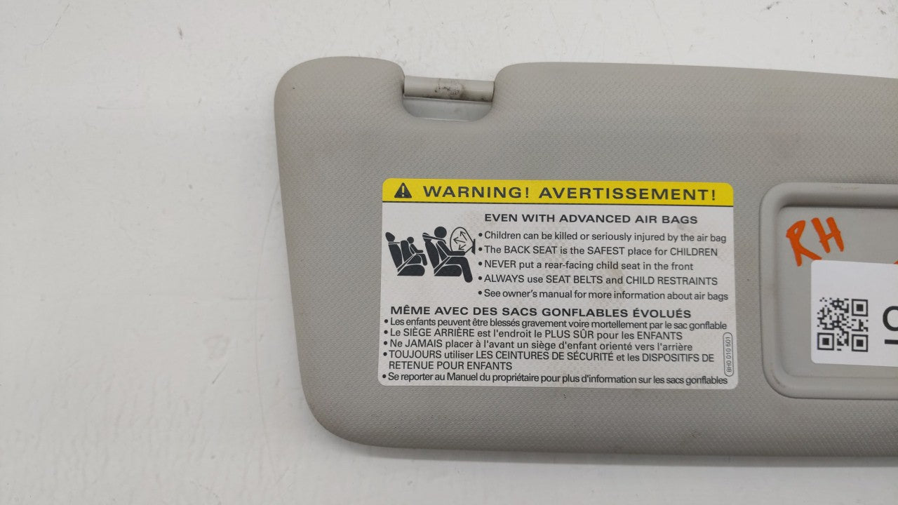 2009-2012 Audi A4 Quattro Sun Visor Shade Replacement Passenger Right Mirror Fits Fits 2009 2010 2011 2012 OEM Used Auto Par