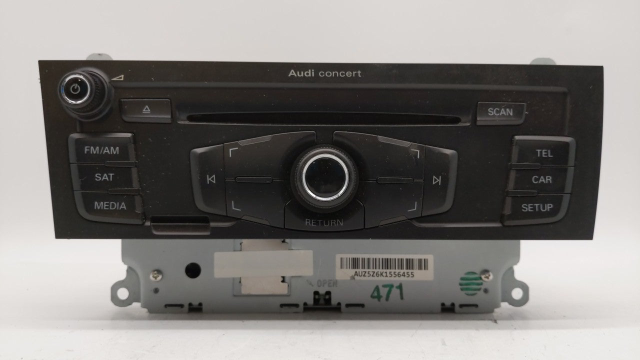 2010-2012 Audi A4 Quattro Am Fm Cd Player Radio Receiver - Oemusedautoparts1.com
