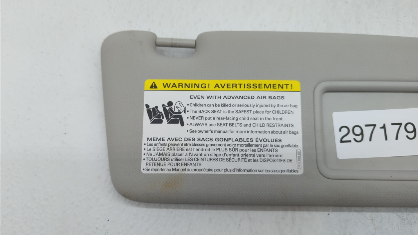 2009-2012 Audi A4 Quattro Sun Visor Shade Replacement Passenger Right Mirror Fits Fits 2009 2010 2011 2012 OEM Used Auto Par