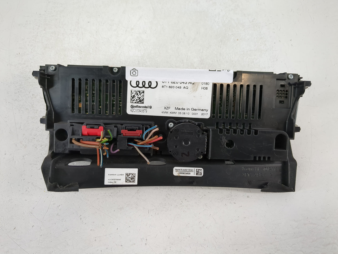 2008-2013 Audi A5 Climate Control Module Temperature AC/Heater Replacement P/N:8T1 820 043 AQ Fits OEM Used Auto Parts - Oem