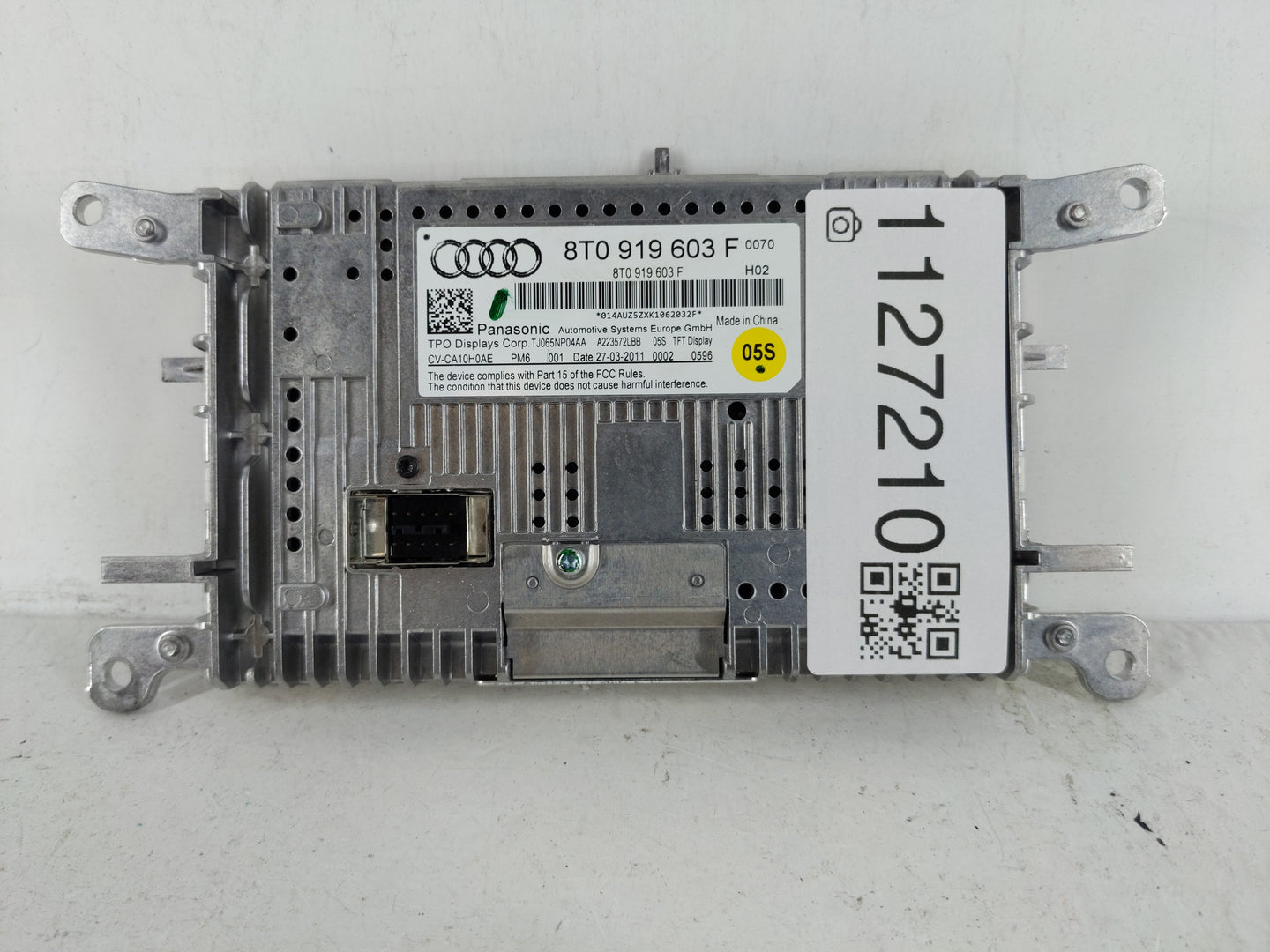 2013-2016 Audi A5 Information Display Screen - Oemusedautoparts1.com