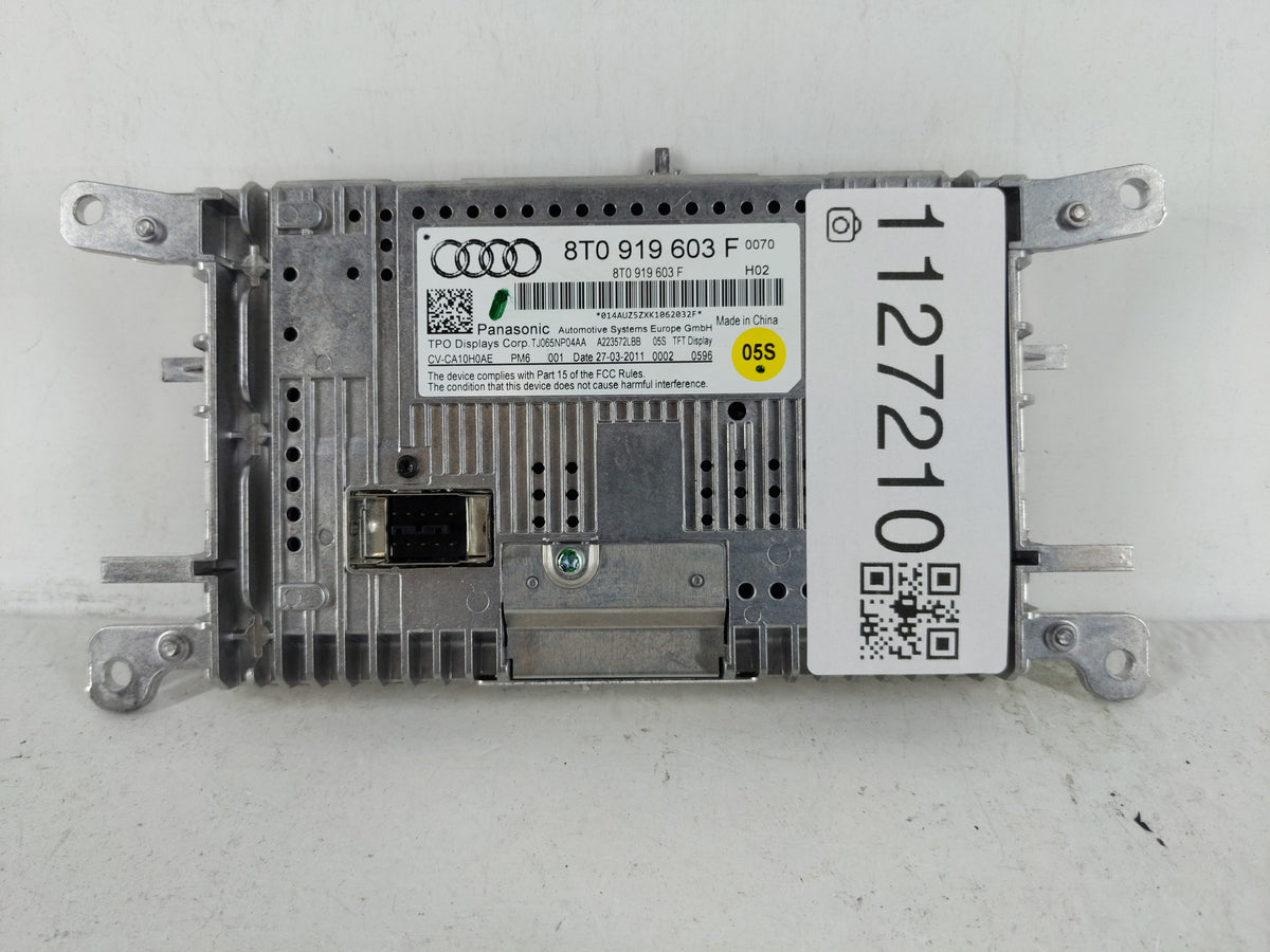 2013-2016 Audi A5 Information Radio Display Screen 1127210 - Oemusedautoparts1.com