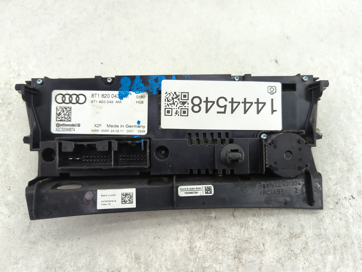 2010-2013 Audi A5 Climate Control Module Temperature AC/Heater Replacement P/N:8T1820043AM A2C53346674 Fits OEM Used Auto Pa