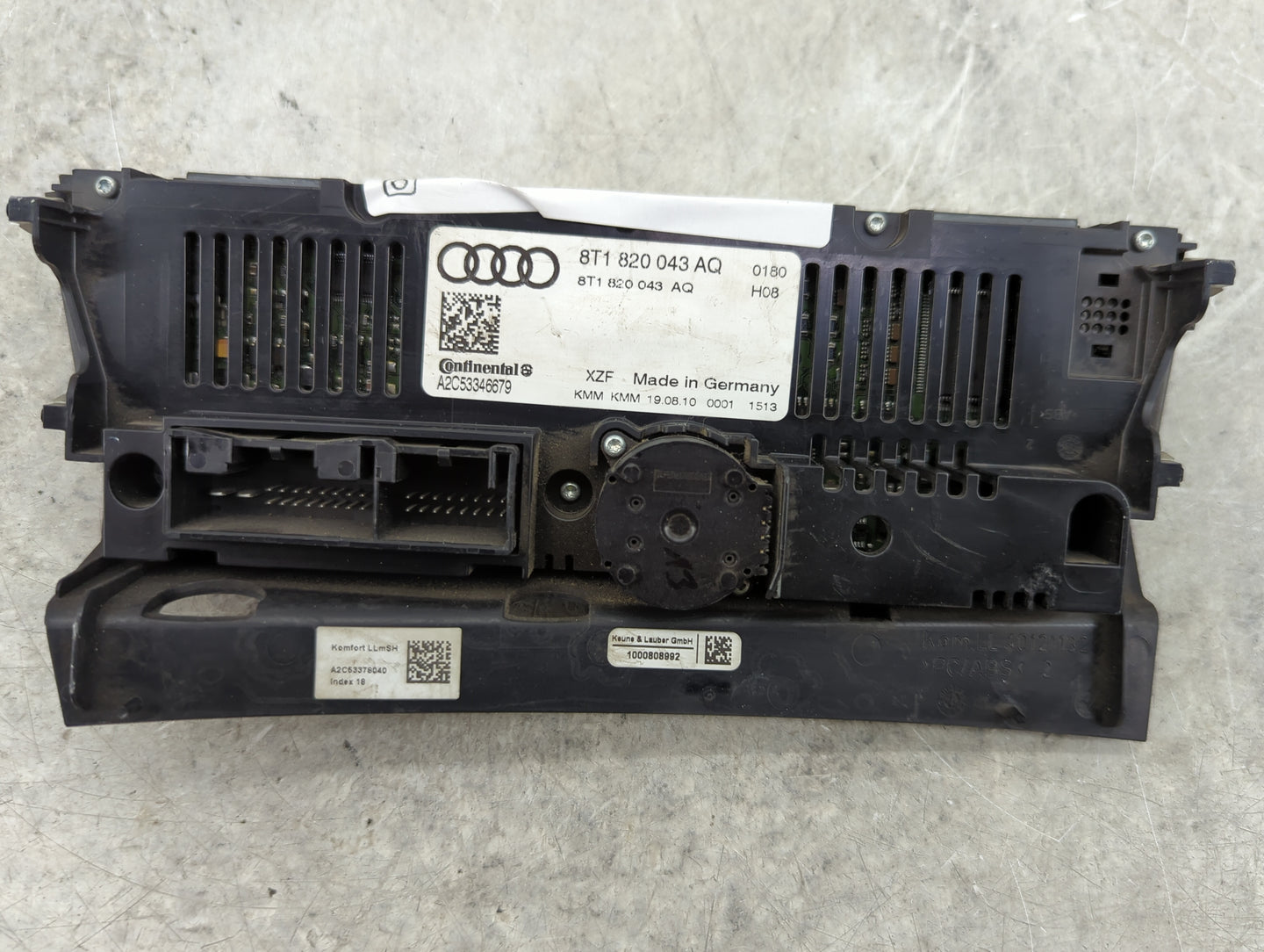 2010-2013 Audi A5 Climate Control Module Temperature AC/Heater Replacement P/N:8T1 820 043 AQ Fits Fits 2009 2010 2011 2012 