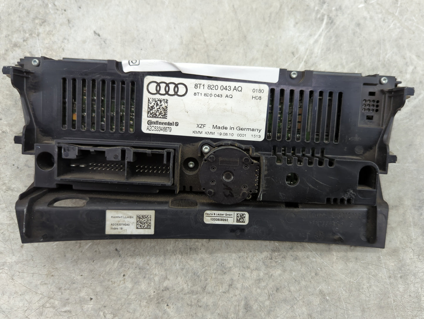 2010-2013 Audi A5 Climate Control Module Temperature AC/Heater Replacement P/N:8T1 820 043 AQ Fits Fits 2009 2010 2011 2012 