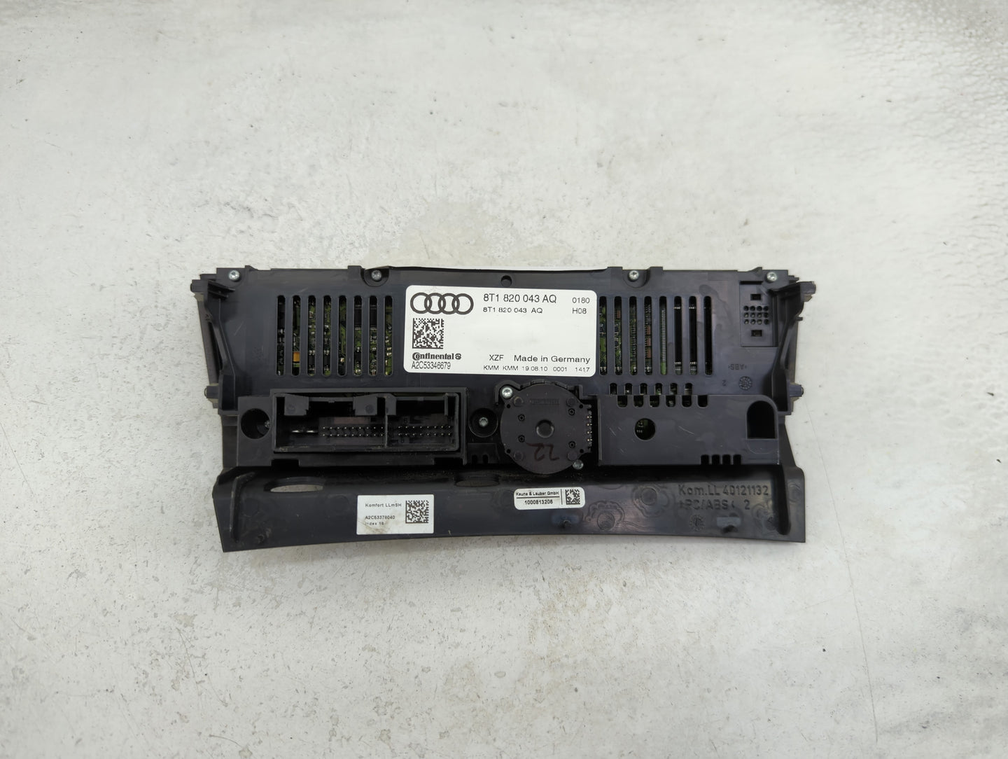 2010-2013 Audi A5 Climate Control Module Temperature AC/Heater Replacement P/N:8T1 820 043 AQ Fits Fits 2009 2010 2011 2012 