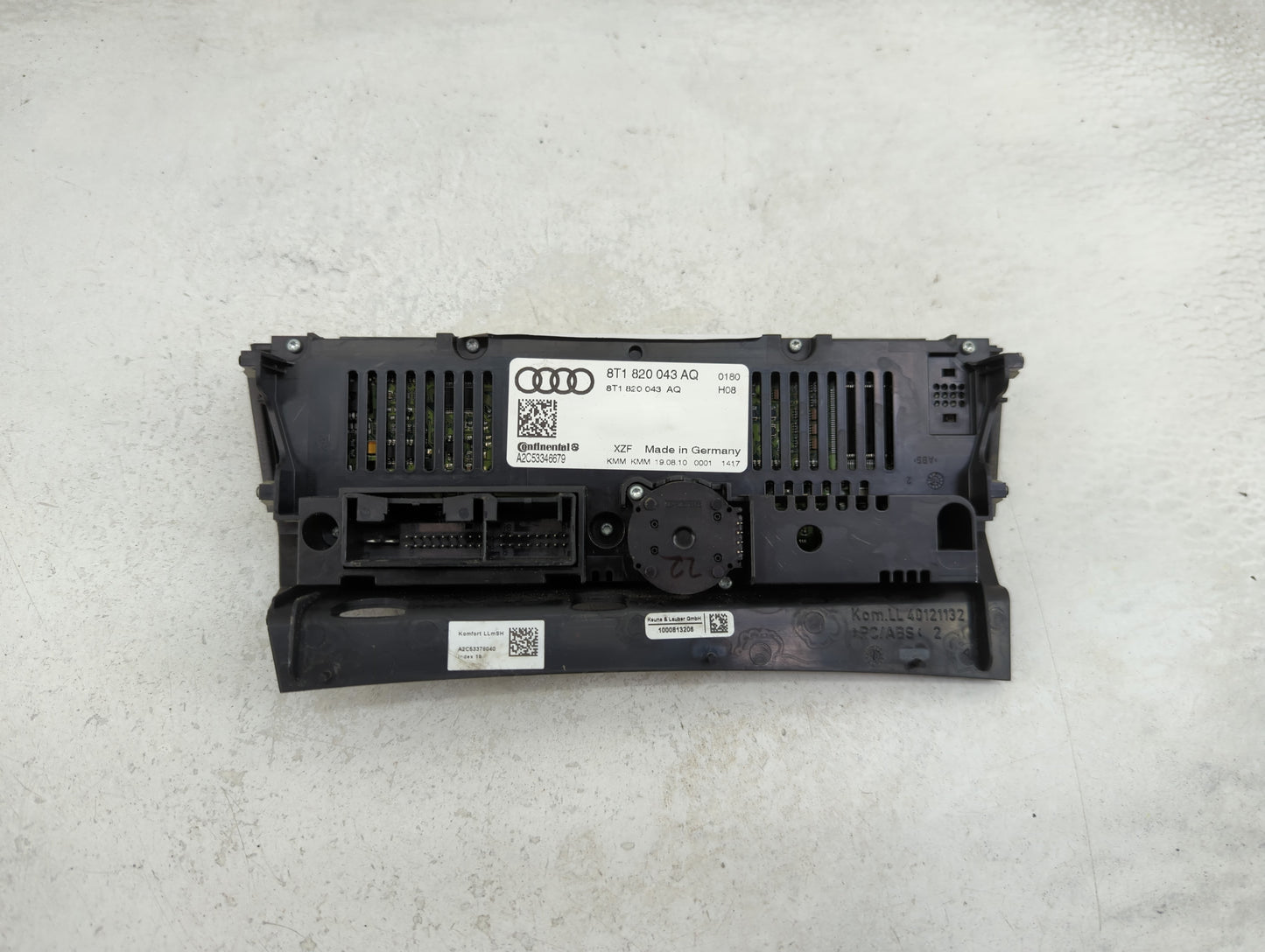 2010-2013 Audi A5 Climate Control Module Temperature AC/Heater Replacement P/N:8T1 820 043 AQ Fits Fits 2009 2010 2011 2012 