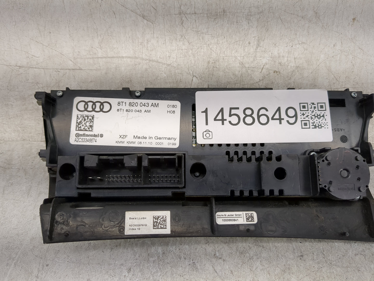 2010-2013 Audi A5 Climate Control Module Temperature AC/Heater Replacement P/N:8T1 820 043 AM Fits Fits 2010 2011 2012 2013 