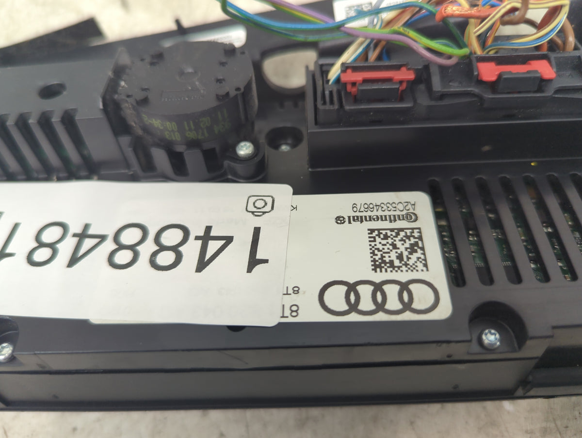 2010-2013 Audi A5 Climate Control Module Temperature AC/Heater Replacement P/N:A2C53346679 A2C53378040 Fits OEM Used Auto Pa