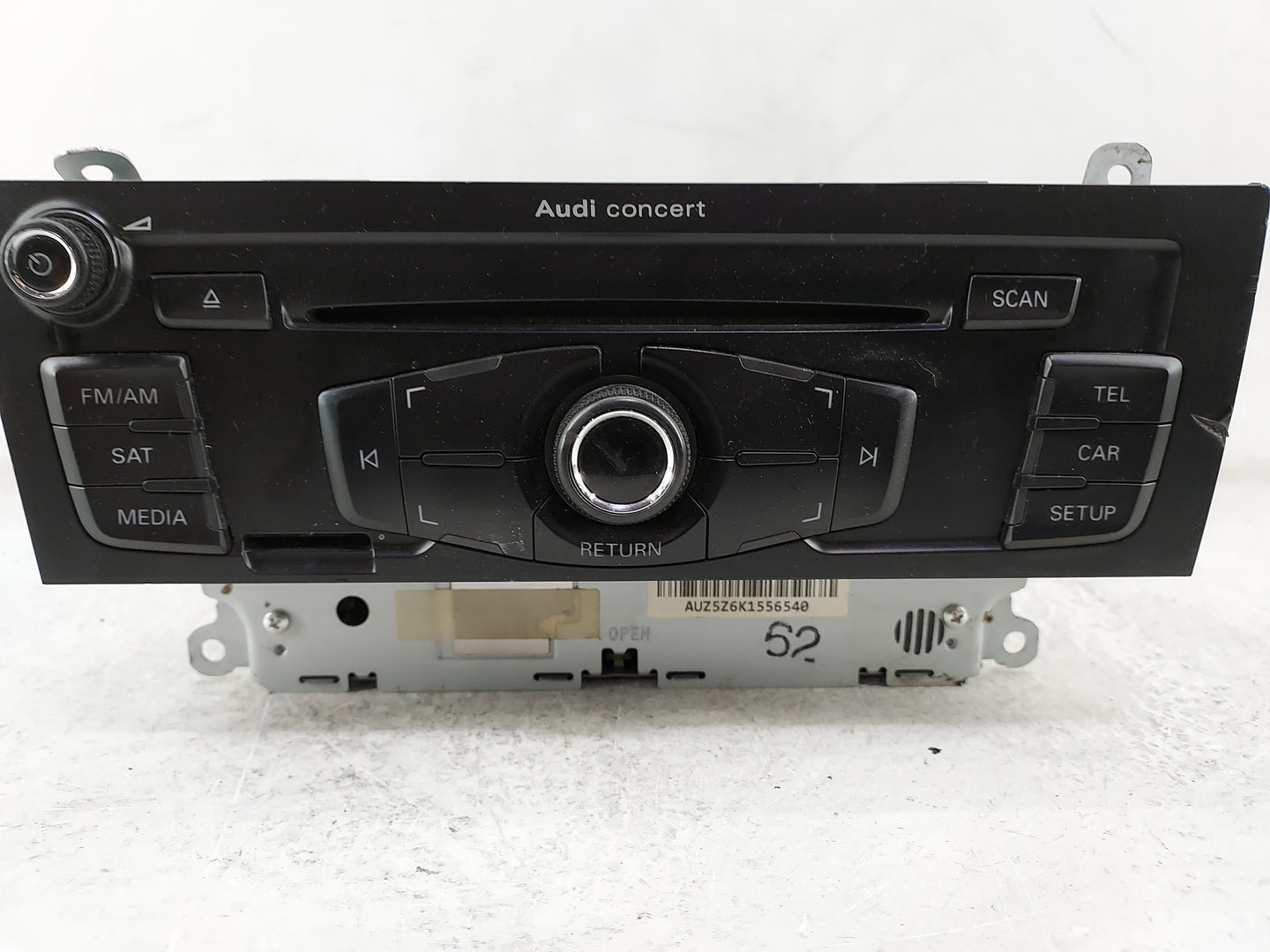 2008-2012 Audi A5 Radio AM FM Cd Player Receiver Replacement P/N:8T1035186R CQ-JA1962G Fits Fits 2008 2009 2010 2011 2012 OE