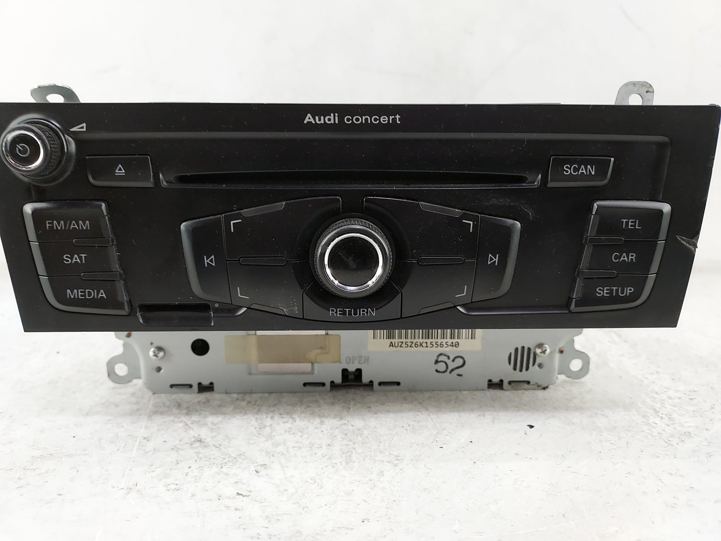 2008-2012 Audi A5 Radio AM FM Cd Player Receiver Replacement P/N:8T1035186R CQ-JA1962G Fits Fits 2008 2009 2010 2011 2012 OE