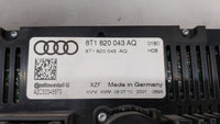 2010-2013 Audi A5 Climate Control Module Temperature AC/Heater Replacement P/N:8T1820043AL 8T1 820 043 AQ Fits OEM Used Auto