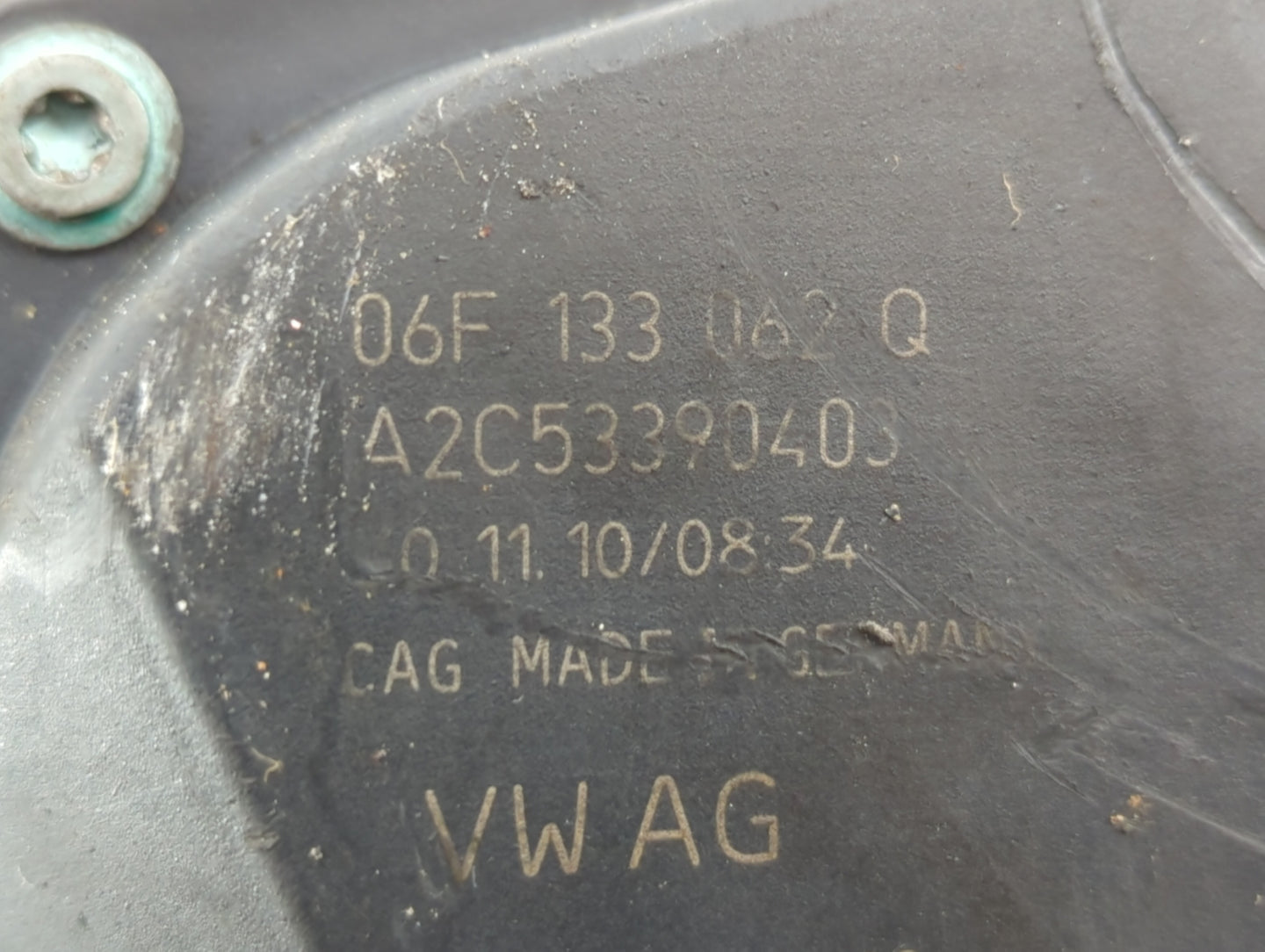 2010-2017 Audi A5 Throttle Body P/N:06F 133 062 Q Fits OEM Used Auto Parts - Oemusedautoparts1.com