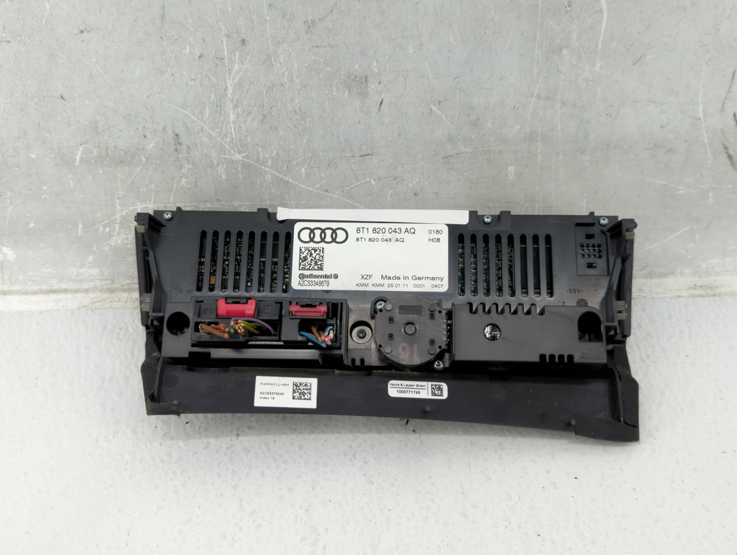 2010-2013 Audi A5 Climate Control Module Temperature AC/Heater Replacement P/N:8T1 820 043 AQ Fits Fits 2009 2010 2011 2012 