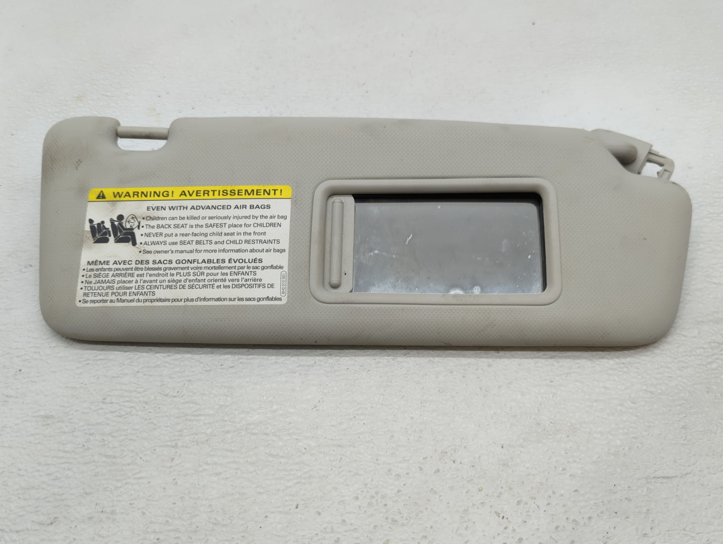 2008-2011 Audi A5 Sun Visor Shade Replacement Driver Left Mirror Fits Fits 2008 2009 2010 2011 OEM Used Auto Parts - Oemused