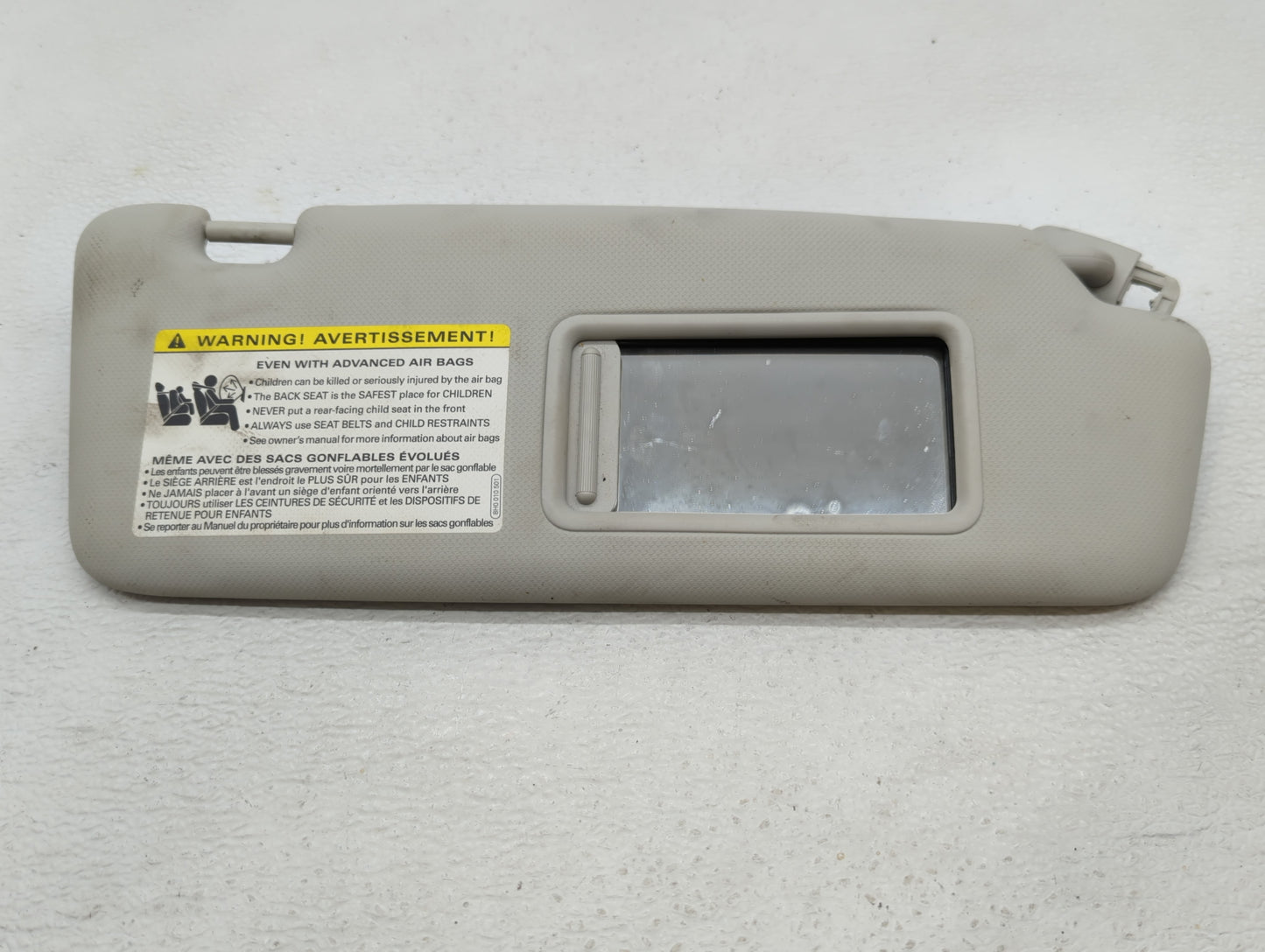 2008-2011 Audi A5 Sun Visor Shade Replacement Driver Left Mirror Fits Fits 2008 2009 2010 2011 OEM Used Auto Parts - Oemused