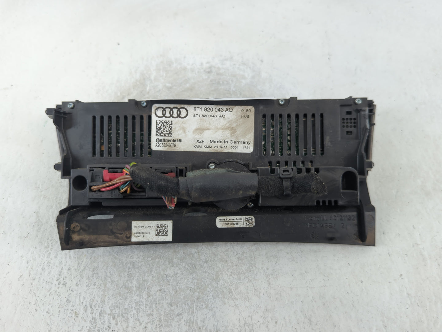 2010-2013 Audi A5 Climate Control Module Temperature AC/Heater Replacement P/N:8T1 B820 043 AQ Fits Fits 2009 2010 2011 2012