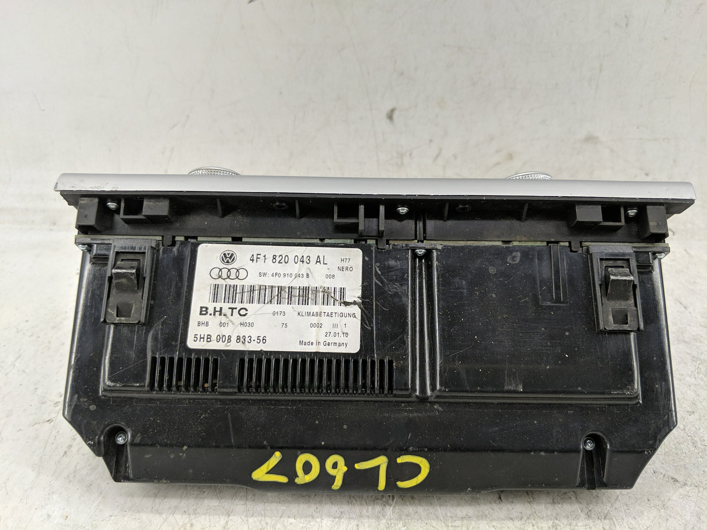 2006-2011 Audi A6 Climate Control Module Temperature AC/Heater Replacement P/N:4F1 820 043 AL Fits OEM Used Auto Parts - Oem