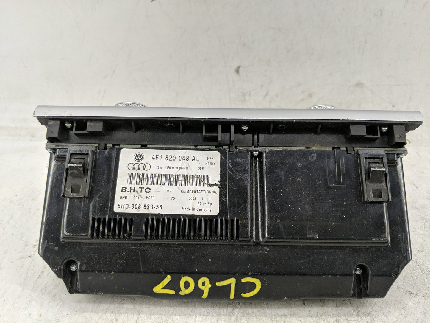 2006-2011 Audi A6 Climate Control Module Temperature AC/Heater Replacement P/N:4F1 820 043 AL Fits OEM Used Auto Parts - Oem