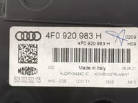 2009-2011 Audi A6 Instrument Cluster Speedometer Gauges P/N:4F0920983H 503002322105 Miles: Fits Fits 2009 2010 2011 OEM Used