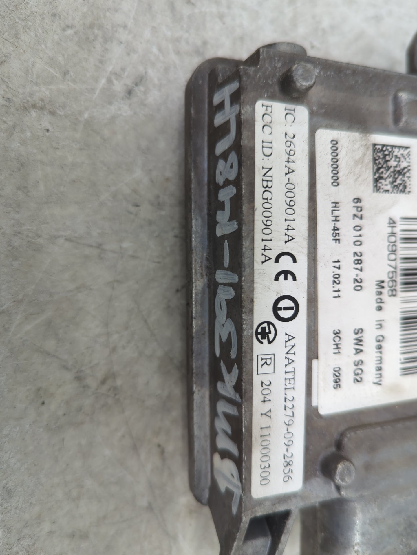 Audi A8 Driver Assist Control Module - Oemusedautoparts1.com