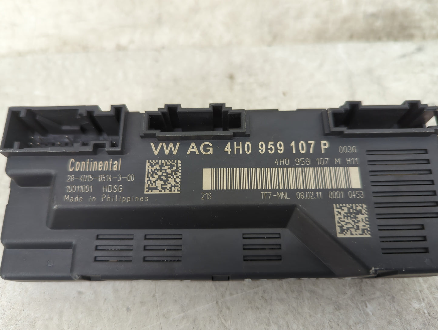 2011 Audi A8 Tailgate Control Module - Oemusedautoparts1.com