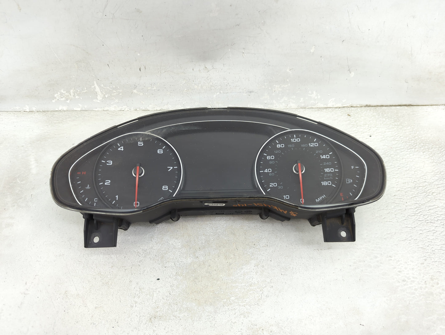 2011-2012 Audi A8 Instrument Cluster Speedometer Gauges P/N:4H0920980C 4H0920980, 0263670071 Miles:86K Fits Fits 2011 2012 O