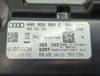 2011-2012 Audi A8 Instrument Cluster Speedometer Gauges P/N:4H0920980C 4H0920980, 0263670071 Miles:86K Fits Fits 2011 2012 O