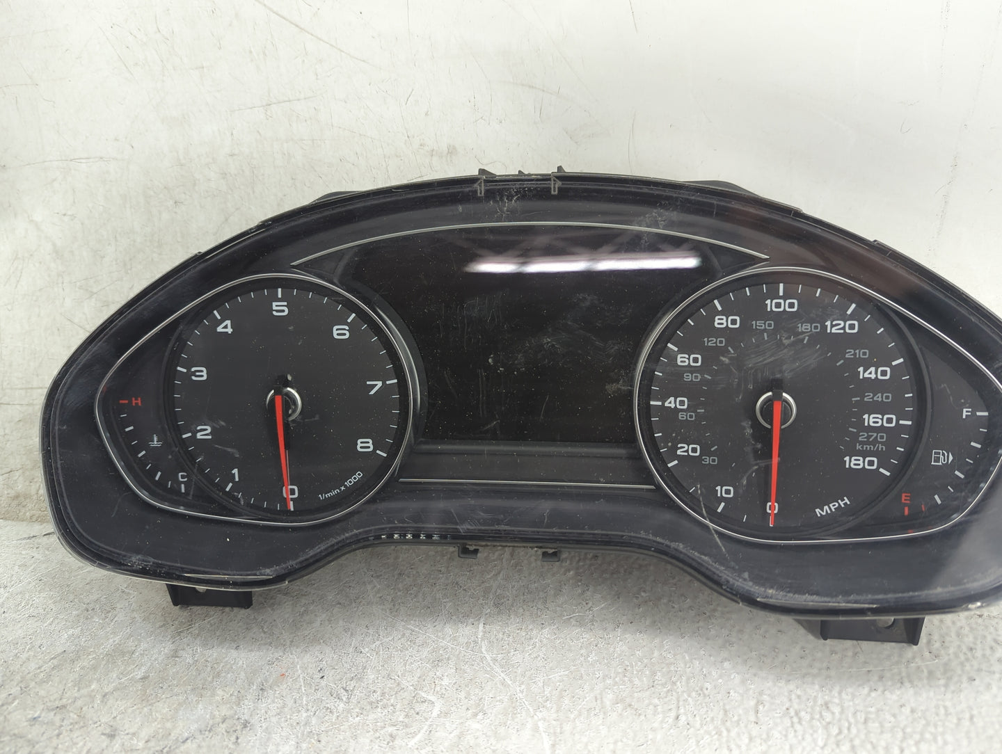 2011-2012 Audi A8 Instrument Cluster Speedometer Gauges P/N:4H0920980C 4H0920980, 0263670071 Miles:132K Fits Fits 2011 2012 
