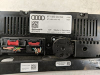 2009-2012 Audi Q5 Climate Control Module Temperature AC/Heater Replacement P/N:8T1 820 043 AQ Fits OEM Used Auto Parts - Oem