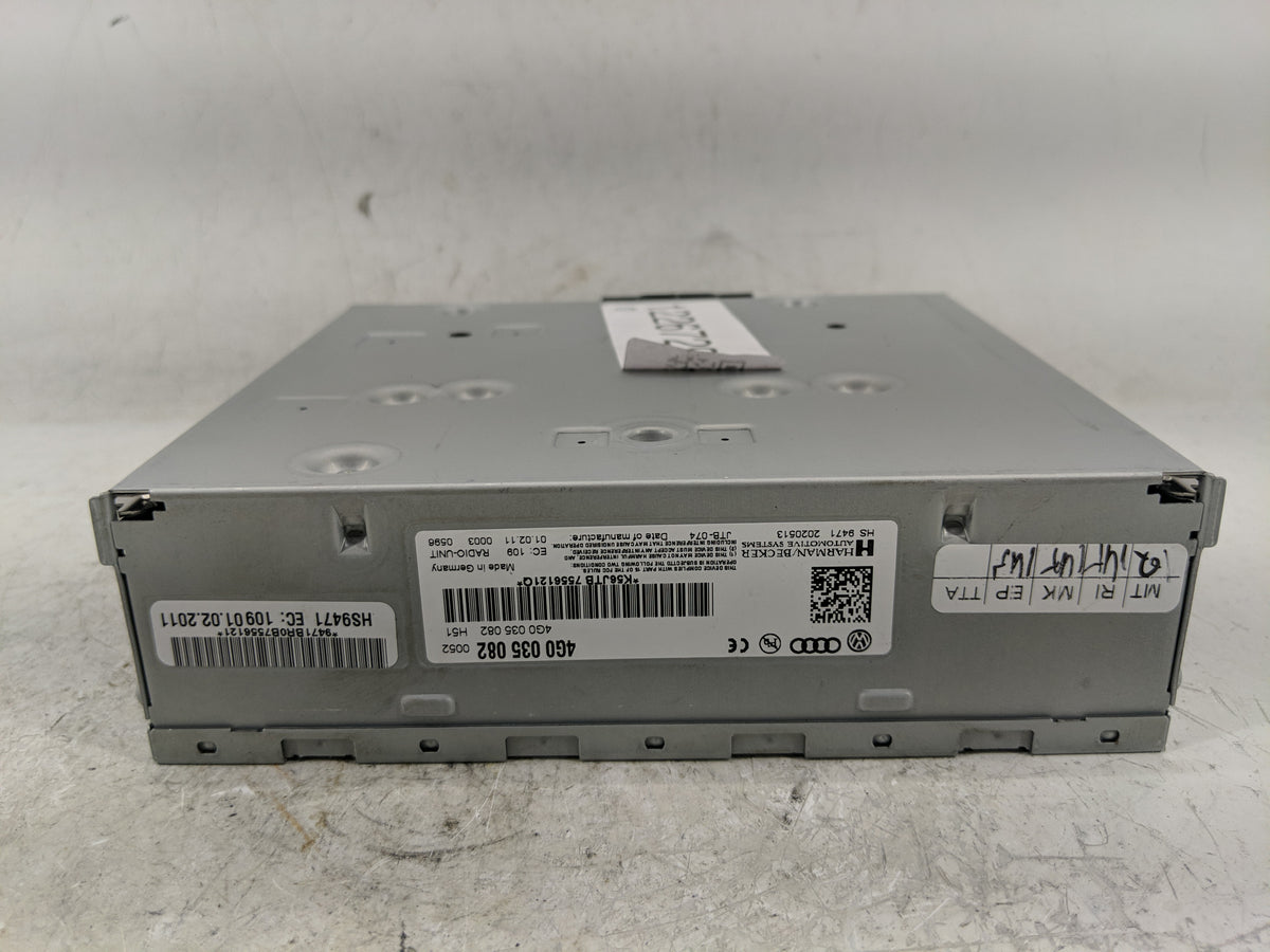 2011-2017 Audi Q5 Radio AM FM Cd Player Receiver Replacement P/N:4G0 035 082 Fits 2011 2012 2013 2014 2015 2016 2017 OEM Use