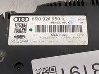 2011-2012 Audi Q5 Instrument Cluster Speedometer Gauges P/N:8R0920950K 503002380404 Miles:100K Fits Fits 2011 2012 OEM Used 