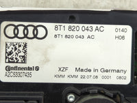 2009-2012 Audi Q5 Climate Control Module Temperature AC/Heater Replacement P/N:8T1 820 043 AC 8T1 820 043 AQ Fits OEM Used A