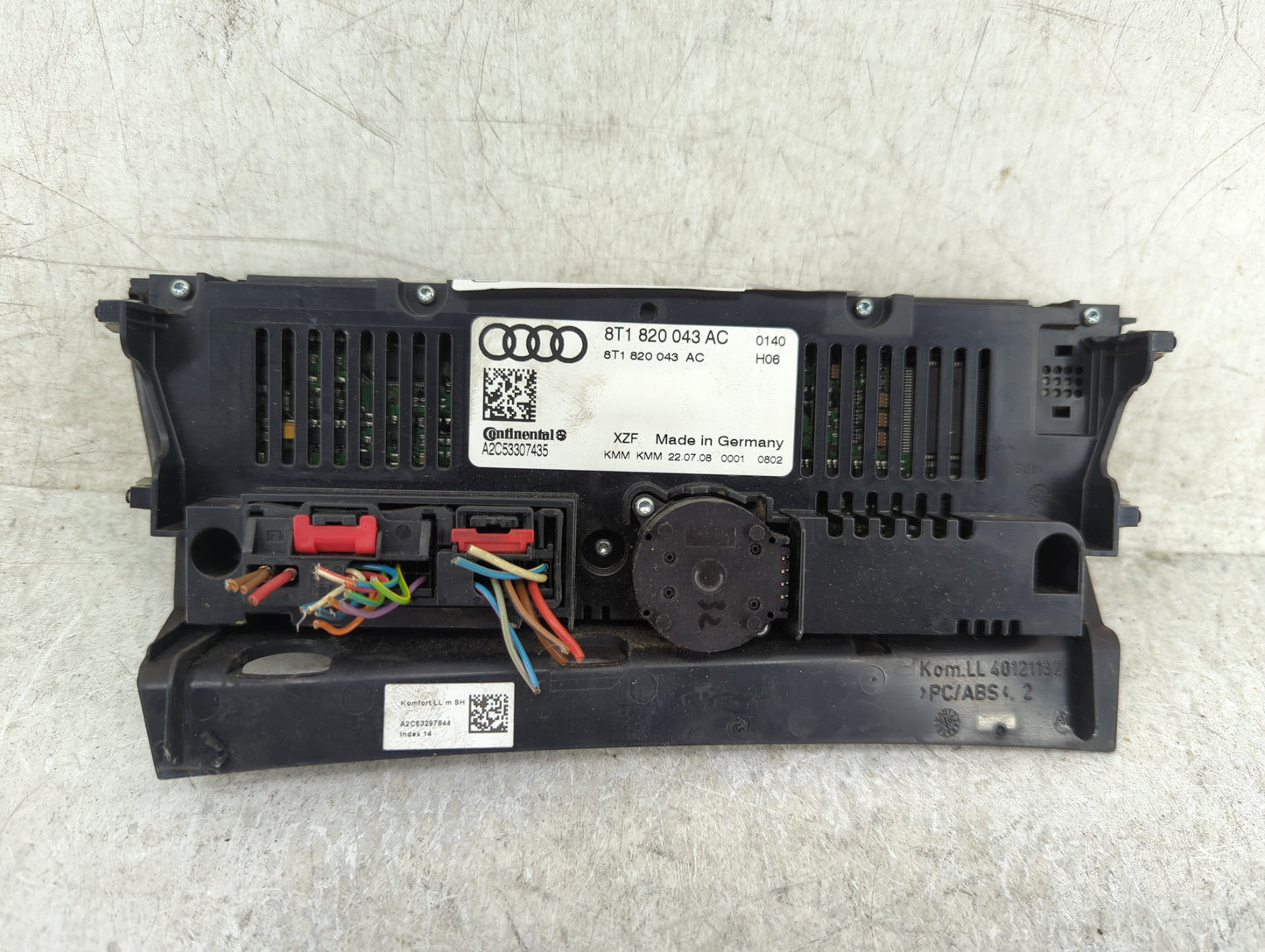 2009-2012 Audi Q5 Climate Control Module Temperature AC/Heater Replacement P/N:8T1 820 043 AC 8T1 820 043 AQ Fits OEM Used A