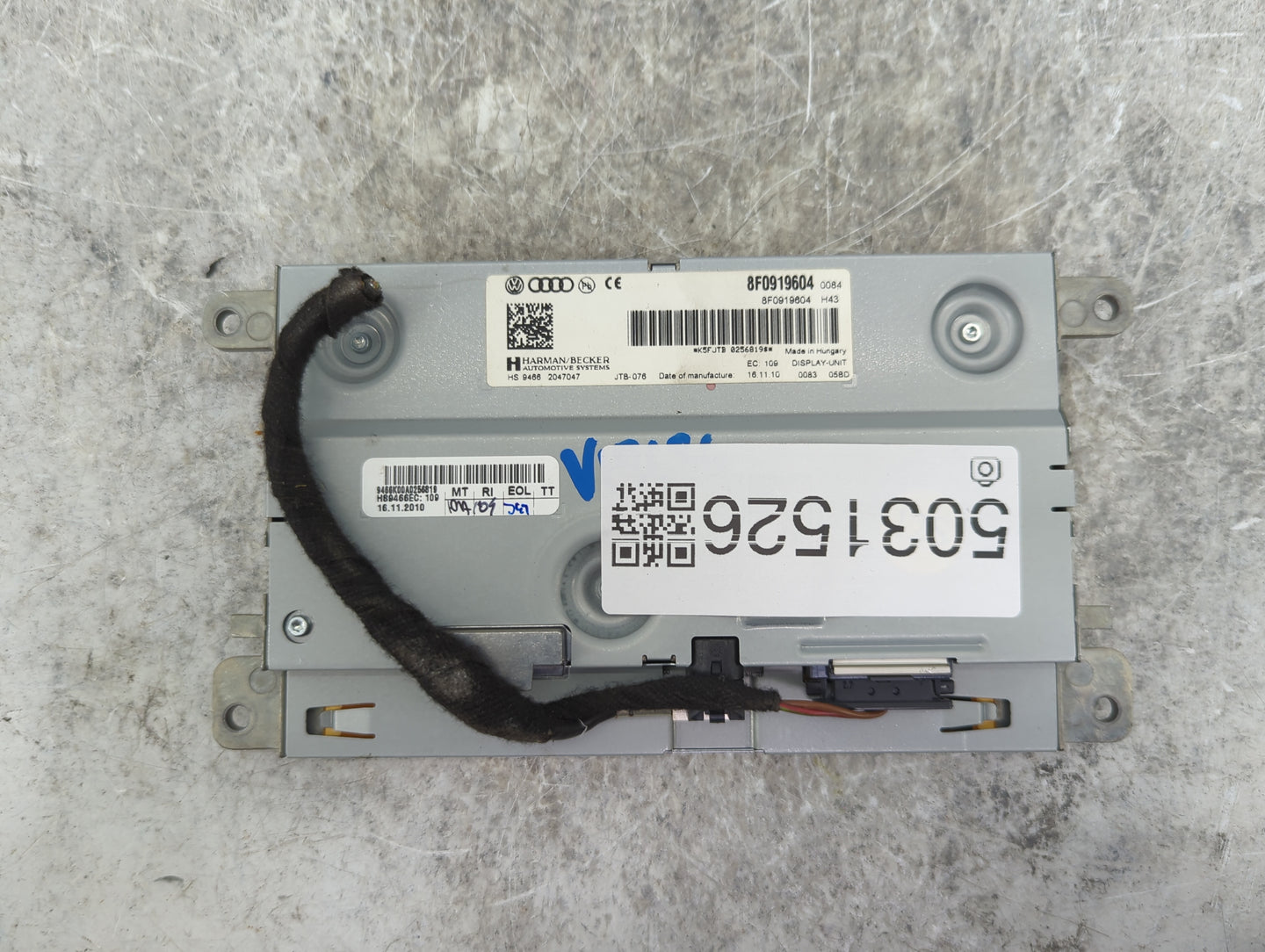 2009-2017 Audi Q5 Information Display Screen 5031526 - Oemusedautoparts1.com